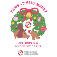 Paws-itively Merry Dog Wreath Men's Shirt - Christmas Limited Edition  Design