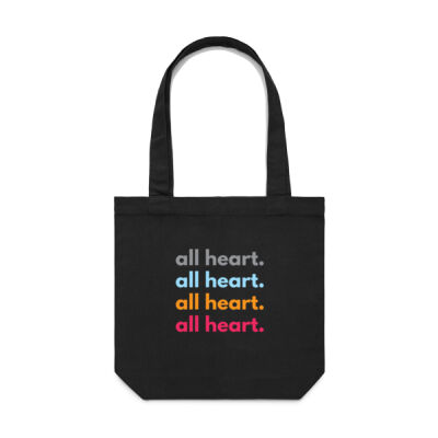 All Heart Tote Bag - Dark Thumbnail