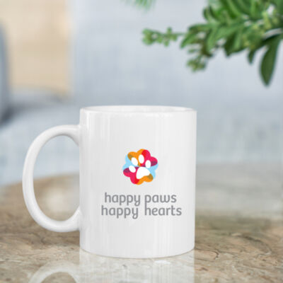 Happy Paws Happy Hearts Mug Thumbnail