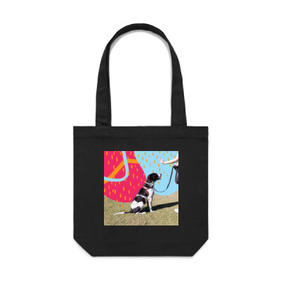 Sit Dog Tote Bag Thumbnail