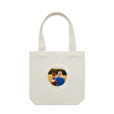 Happy Place Tote Bag - Light Thumbnail