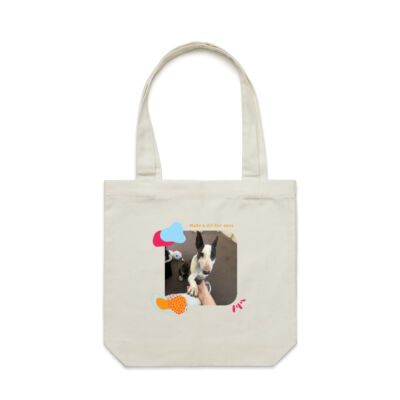 Make A Dif-fur-ence Paw & Hand - Tote Bag - Light Thumbnail