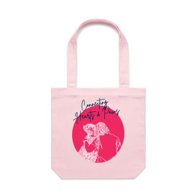 Connecting Hearts & Paws Tote Bag  Thumbnail